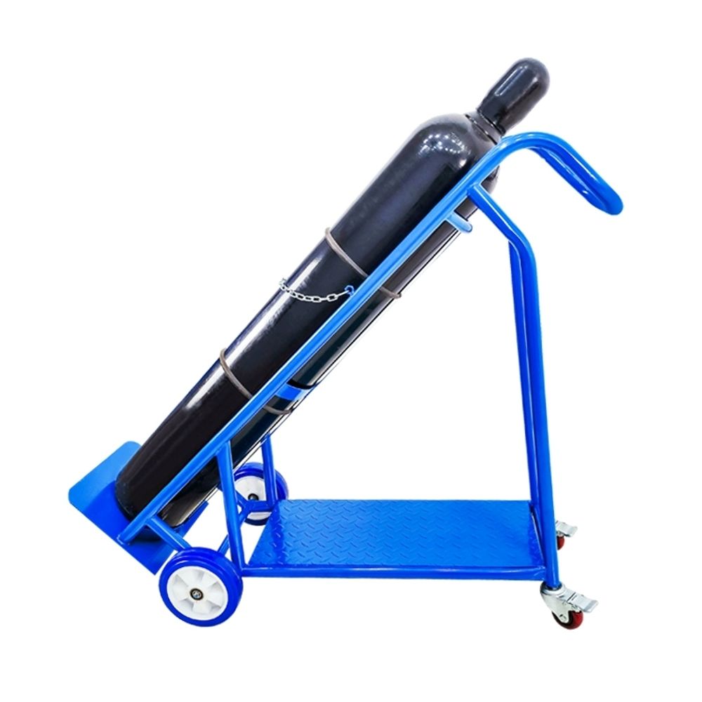 스텐 구루마 산소통 스테인리스 <b>까스</b>통 이동 <b>가스</b>통 A. 높이 55cm 너비 35cm 용접기
