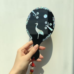 자개 손 거울 만들기 활동 노인 놀이 어르신 인지활동 인지 프로그램 미술 실버 교구