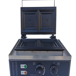 업소용 샌드위치 제작기 토스트 브런치 기계 더블헤더 삼각형 버거 기계