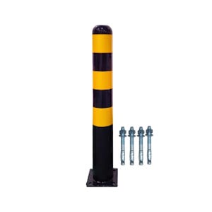 사무실 빌딩 주정차 차단용 스틸볼라드 앙카식 100파이 H700 DT