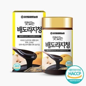 배 도라지 진액 250g 선물세트용 기관지 케어 기침예방에 효과적인 농축액
