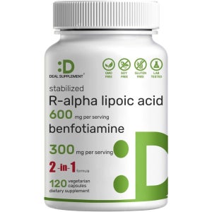 DEAL R 알파 리포산 600mg 벤포티아민 300mg 캡슐 120개