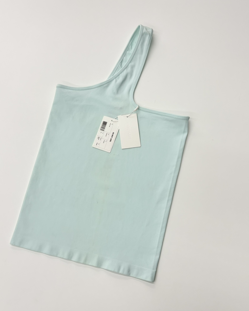 HelmutLang 헬무트랭 우먼 블루 컷아웃 심리스 탱크탑