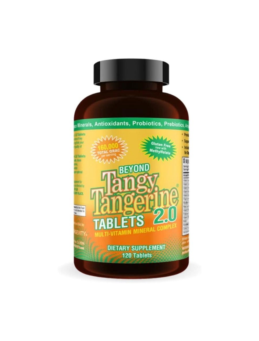 영제비티 비욘드 탠지 탠저린 타블렛 2.0 멀티비타민 미네랄 컴플렉스 120타블렛