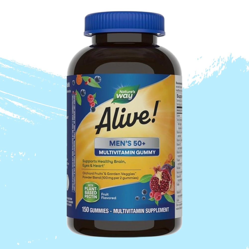 얼라이브 50+ <b>맨스 컴플리트 멀티비타민</b> 올인원영양제 슈퍼푸드 150구미