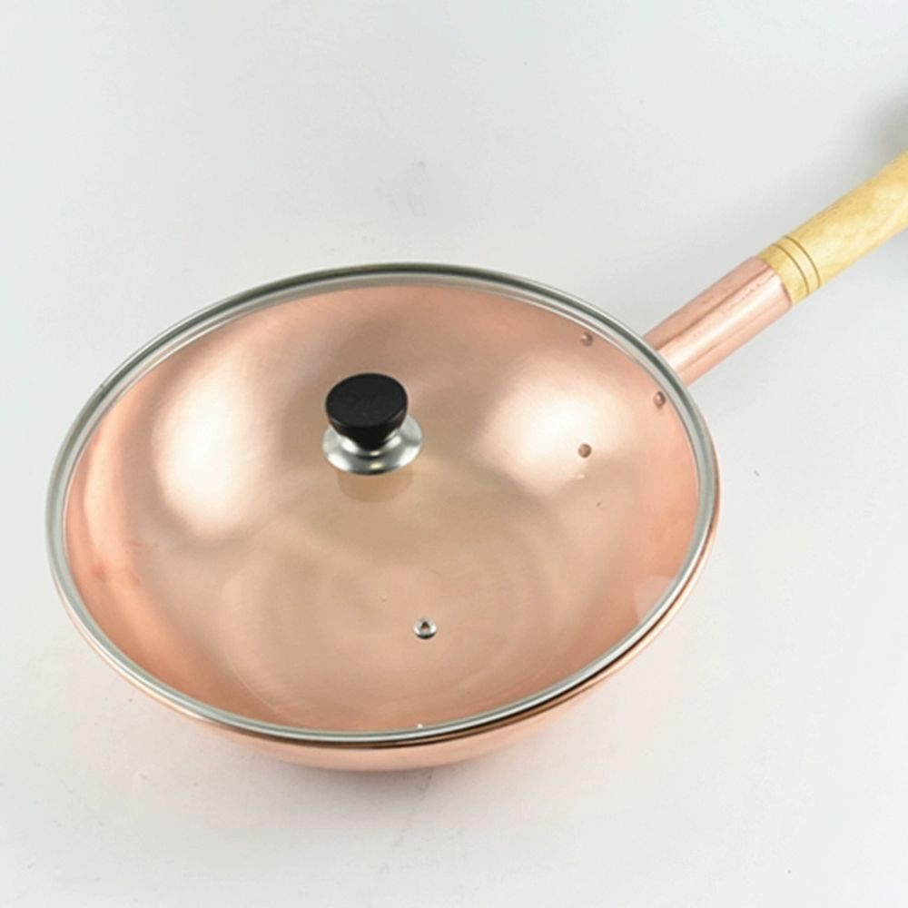 구리냄비 동냄비 인덕션 식당 편수 <b>가스</b>겸용 업소용 주방 A. 구리 단일 핸들 32cm