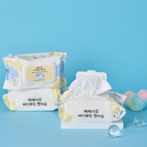 베베시오 바디뽀득 강아지 물티슈 고양이 바디티슈 펫티슈 목욕 저자극 50매, 10팩