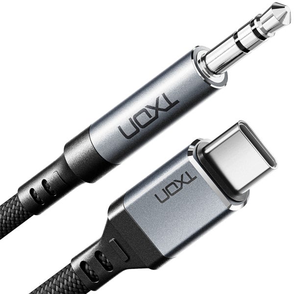 티엑스온 USB C타입 to AUX 스테레오 오디오 케이블 0.5m