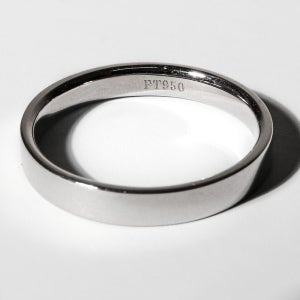 백금 Pt950 인덕 인복 엥게이지 플랫 평반지 플래티늄 커플링