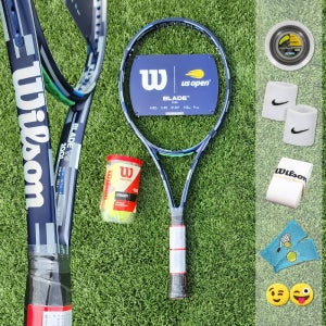 윌슨 2025 블레이드 100L (285g) 2그립 V9 US OPEN 테니스라켓