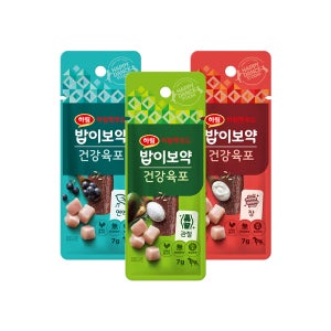 밥이보약 건강육포 장 +관절 + 면역 (7g x 3ea) 강아지육포