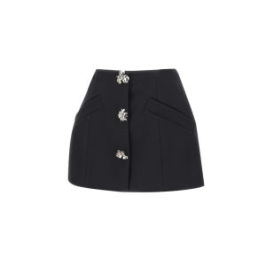 블루마린 블루마린 블랙 스커트 4G071A N0990