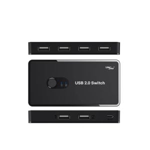 LANstar USB2.0 허브 4포트 투컴 선택기 LS-U20HS