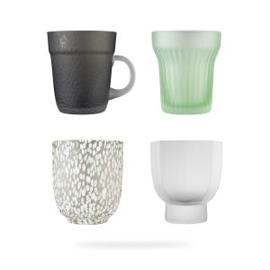 헤리터X이스턴에디션 유리잔 4종 세트