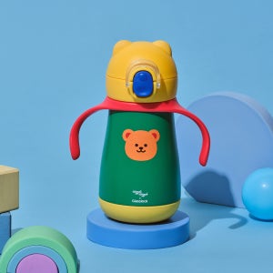 글라스락 위글위글 빨대 텀블러 330ml (위글베어)