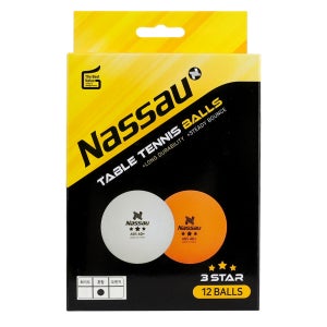 낫소 3성 탁구공 12개입 ABS
