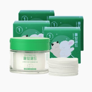 [무료배송] 로렌츠 풀잎패드 강아지귀청소 강아지귀세정제 40매 160g, 4개