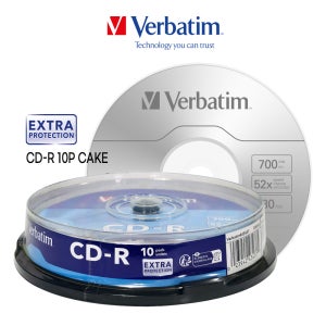 버바팀 CD-R 10P CAKE 700MB 52배속 10장 공디스크