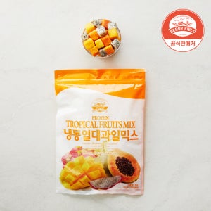 냉동 열대과일믹스 베리필드 1kg 망고 용과 파파야