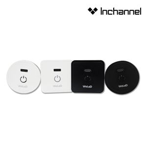 인채널 웰리드 컴팩트 C타입 USB 터치 스위치 IDC20 가구매립 책상 침대