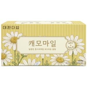 대한다업 캐모마일 티백 100T 꽃차 카모마일 대용량