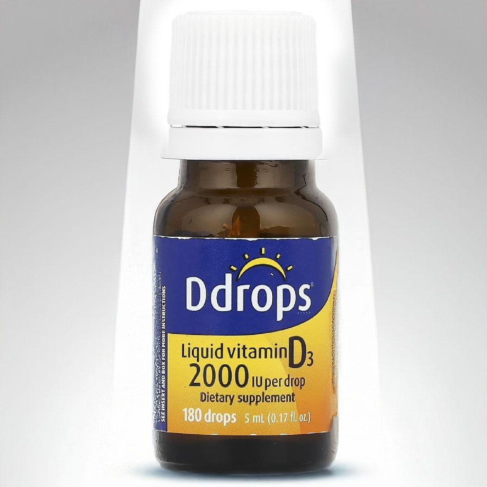 <b>Ddrops</b> <b>디드랍스</b> 액상 비타민 D3 디3 효능 2000IU 5ml