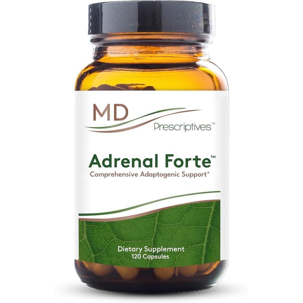 MD Prescriptives <b>부신</b> 포르테 아슈와간다 &amp; 로디올라 120 캡슐