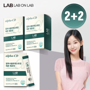 [2+2] 랩온랩 알파CD 알파시클로덱스트린 레몬 제로컷 알파씨디 알파시디 20포, 4개