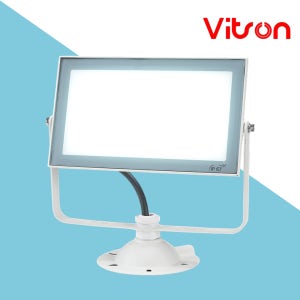 LED 사각 투광기 100W 투광등 화이트 주광색 간판등 창고 공장등 방수 실외 보안등