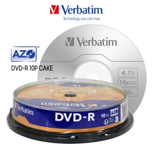 버바팀 DVD-R 10P CAKE 4.7GB 16배속 10장 공DVD