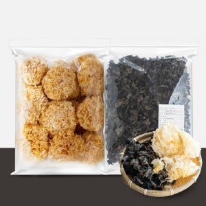 자연건조 목이버섯 1kg 말린 흑목이 백목이