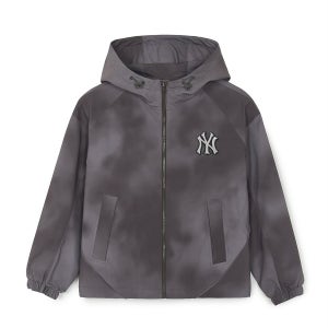 [MLB] 바시티 빈티지 워싱 바람막이 NY (L.Charcoal Grey) 3AWJV0354
