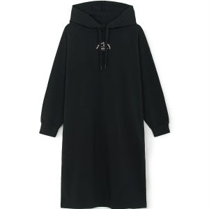 [MLB] 여성 베이직 후드 롱 원피스 NY (Black) 3FOPB0154