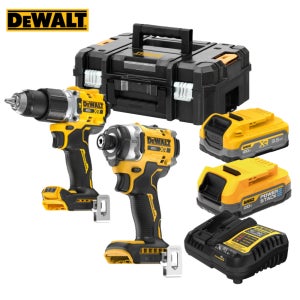 디월트 DCK2047E1S1T 충전임팩 해머드릴 콤보세트 DCF860 / DCD806 20V 3.5Ah 1.7Ah 파워스텍 배터리 2개