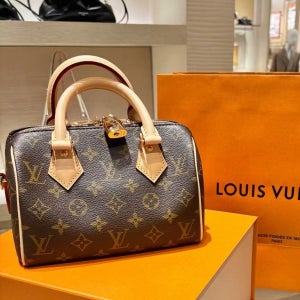 루이비통 모노그램 스피디 반둘리에 20 토트백 베이지 M46222