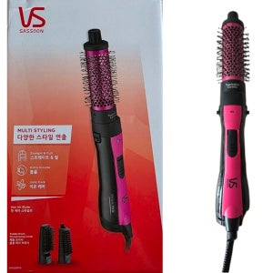 비달사순 에어 롤 고데기 스타일러 브러쉬 드라이기 웨이브 볼륨 헤어 VSAS80PIK