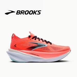 브룩스 남성 하이페리온 맥스 3 파이어리 코랄 블랙 아토마이저 러닝화 조깅화 충격 흡수