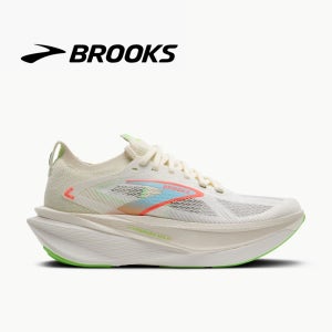 브룩스 남성 하이페리온 맥스 3 코코넛 그린 게코 핑크 클레이 러닝화 조깅화 충격 흡수