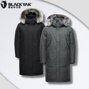 블랙야크 역시즌 롱패딩 구스다운 고어텍스 방수 폭스퍼 남성 알라야 GTX 히팅 다운자켓