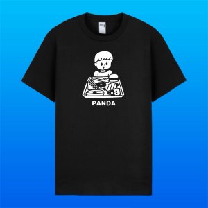 빵 티셔츠 귀여운 팬더 빵티 데일리티 Bread 빵투어 필수템