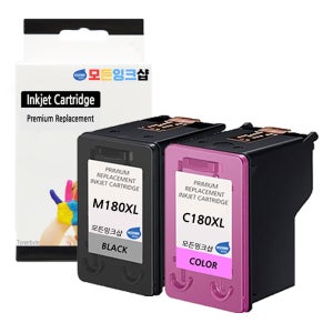 삼성 재생잉크 INK-M180 C180 XL 세트 SL-J1660 SL-J1770FW잉크
