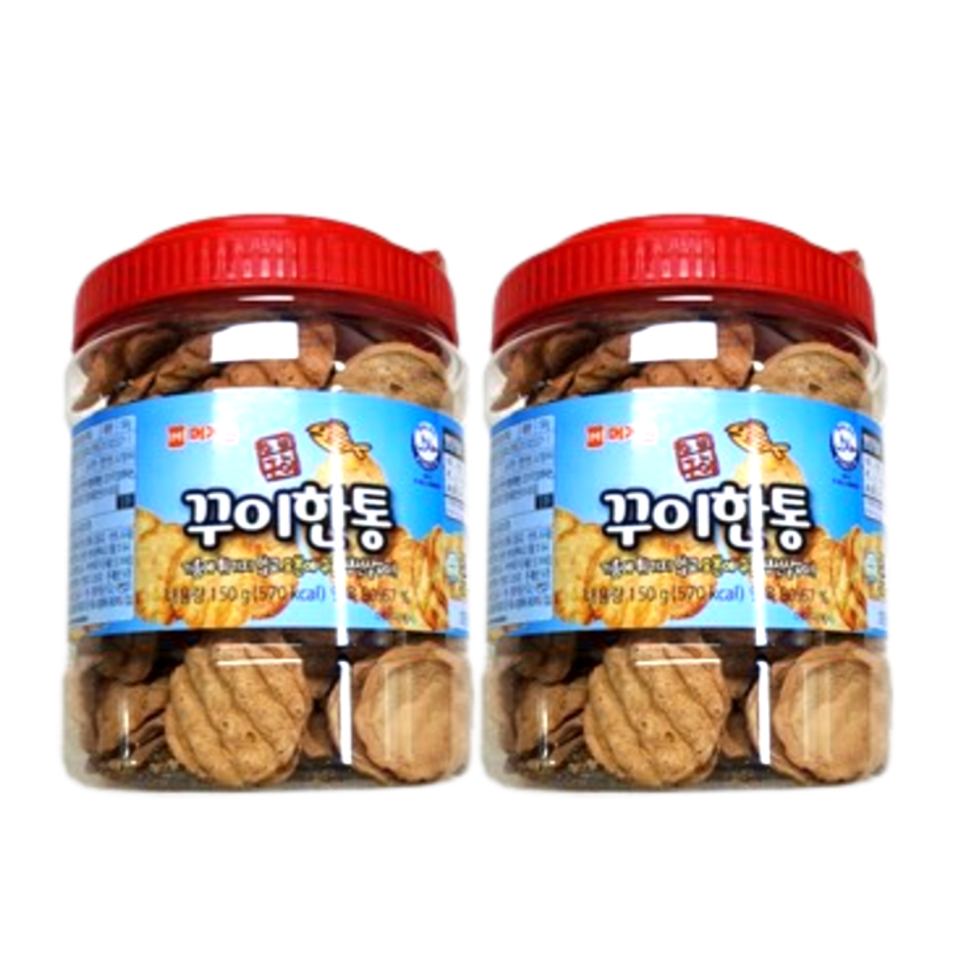 머거본 꾸이한통 어포스낵, 150g, 2개 (6,480원) (와우무료)