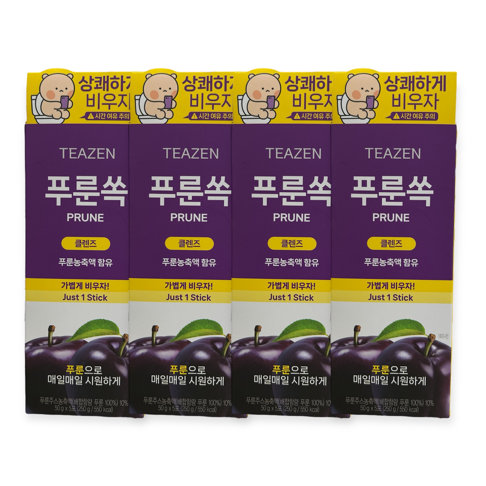티젠 푸룬쏙 <b>클렌즈</b> 스틱 50g 5포 4박스