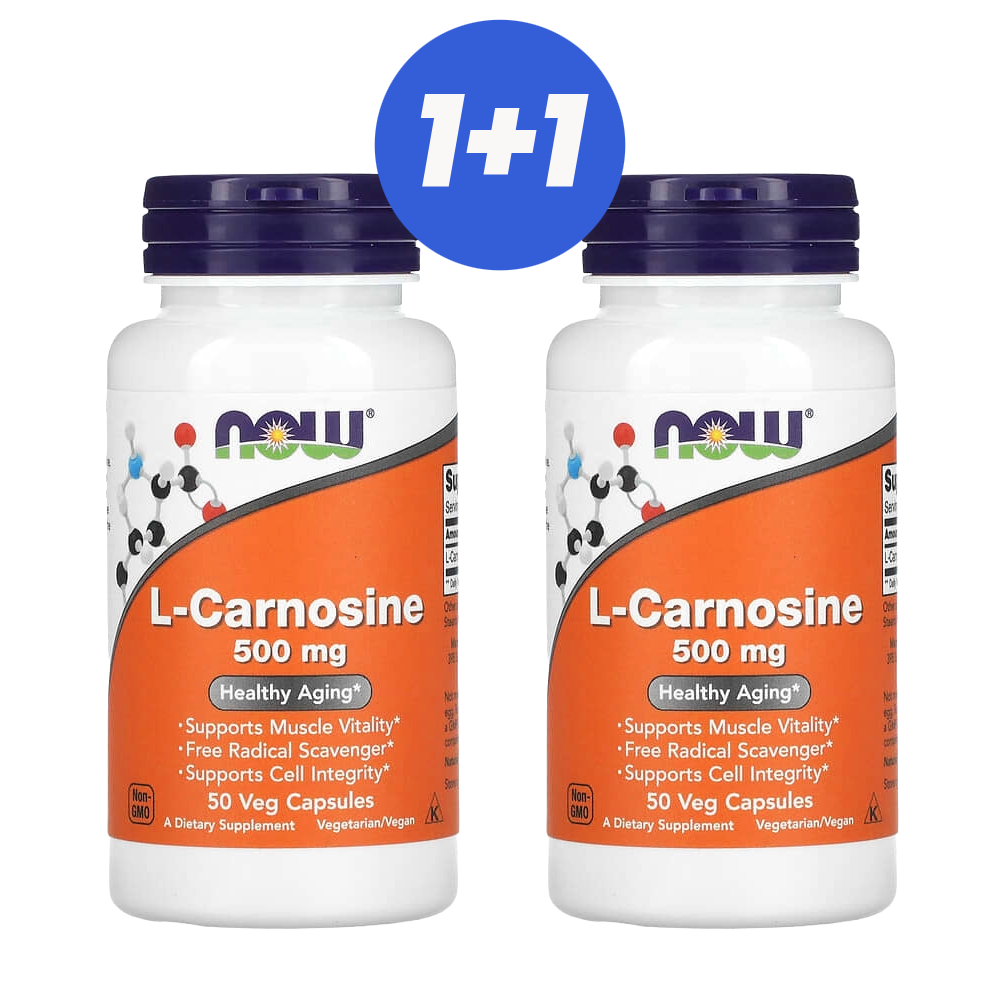 나우푸드 <b>L</b> <b>엘</b> <b>카르노신 500mg</b> 50캡슐 2개