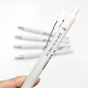 이름 각인 제브라 블렌 U 응원 문구 인쇄 네임 볼펜