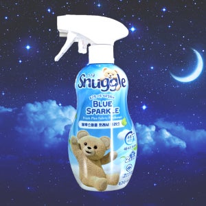 스너글 섬유탈취제 곰돌이 생활속 냄새제거 블루스파클 프레시, 470ml, 1개