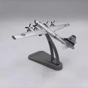 B29 폭격기 모형 합금 슈퍼 포트리스 항공기 장식품 수집용 거치대 있음