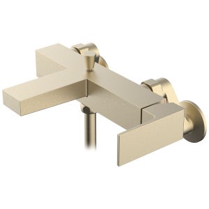 욕실수전 샤워기 교체 폰타나 콰드로 TF-B5119 BG 브러쉬드 골드 샤워욕조수전