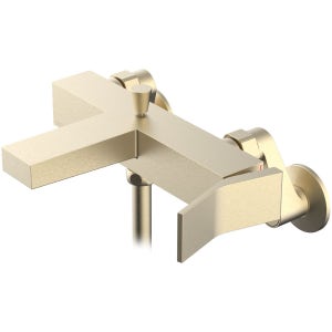 욕실수전 샤워기 교체 폰타나 콰드로 TF-B5120 BG 브러쉬드 골드 샤워욕조수전