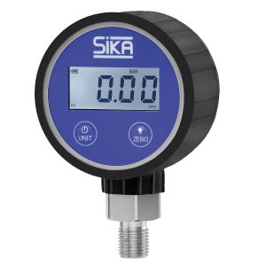 F2 SIKA 누수탐지 디지털 압력 게이지 압력계 1% 정확도 나사산 PF1/4